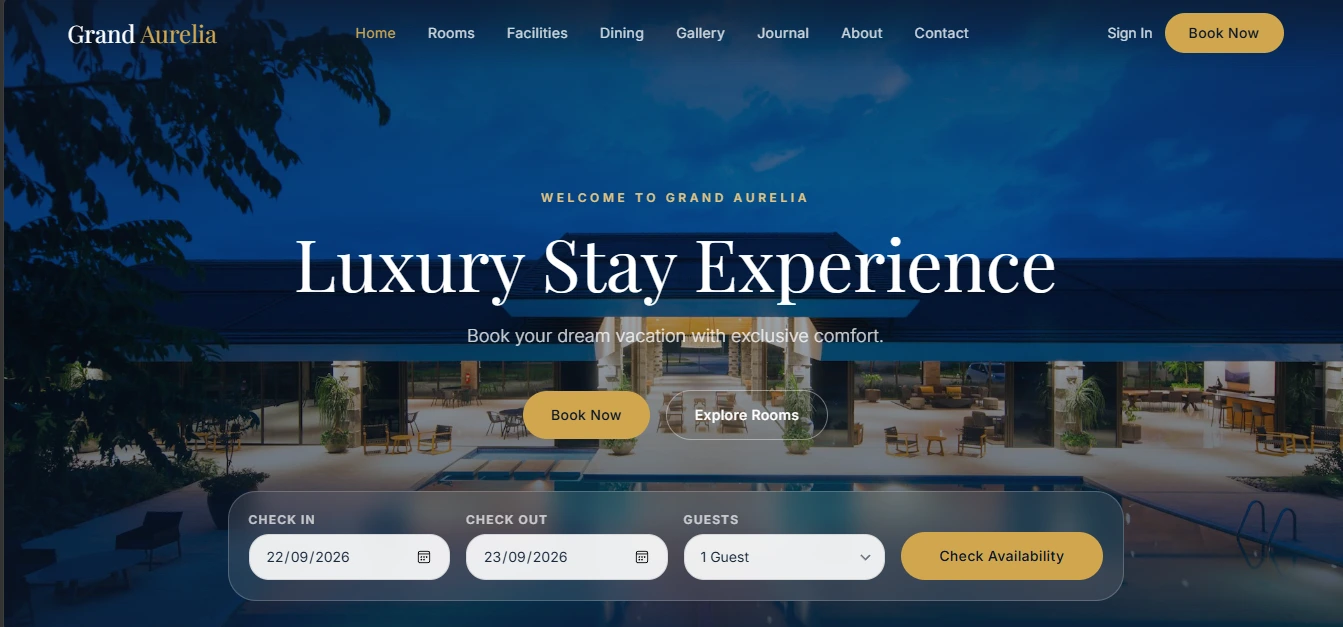 Website Hotel